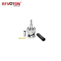Connecteur RF coaxial EZ à sertir à prise mâle BNC pour câble WTR100 RG174 RG316
