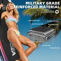 Planche à pagaie gonflable pour adultes avec accessoires inclus Palmes de rame Pompe Stand up Paddleboard Grande stabilité