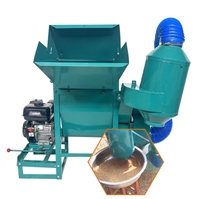 Machine de décortiqueur agricole multifonctionnelle élevée petite batteuse à moteur épluchant la Machine de décortiqueur d'arachide de maïs de riz Inde