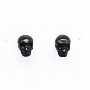 Pendientes con forma de calavera de Qiang de Yunnique, aleación de zinc, poste de acero de titanio para hombres y mujeres, joyería de moda - Product Image 5