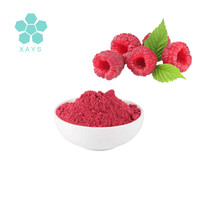 Extrait pur de framboise rouge, poudre de jus de framboise