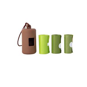 Huamaohengchun Integrated Molding Soft Plastic Pet Waste Bag Dispenser with Elastic Loop – Portable Dog Poop Bag Dispenser - Product Image 1