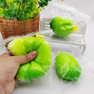 Realistic Cucumber Squeeze <b>Toy</b> - Slow Rebound Stress Relief Fidget for Office <b>Desk</b>, Sensory Gift & Party Favors - Product Image 2