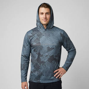 Sudadera de Pesca UPF 50+ de Alto Rendimiento para Hombre, Manga Larga, Secado Rápido, Protección Solar, con Logotipo Personalizado, Precio de Fábrica al por Mayor - Product Image 2