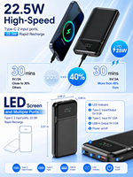 Banque d'Alimentation HYTO 22.5W Charge Rapide 10000mAh avec Écran LED