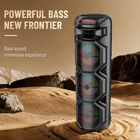 Système de sonorisation pour fêtes Sing-e ZQS1038X 8 pouces *3, enceinte DJ, enceintes sans fil Bluetooth pour extérieur, boombox avec lumière LED