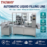 Machine de remplissage de yaourt automatique, ligne de conditionnement linéaire pour liquides et pâtes, pour la transformation de produits laitiers, de boissons probiotiques et de yaourts aux fruits
