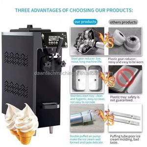 เครื่องทำไอศกรีม เครื่องทำโยเกิร์ตแช่แข็ง เครื่องทำไอศกรีมหลากรสชาติอเนกประสงค์ เครื่องขายไอศกรีมแบบอัตโนมัติ เครื่องทำไอศกรีมนุ่มแบบแมคโดนัลด์ - Product Image 3