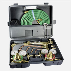 Kit oxy-acétylène économique avec torche plasma portable, outils en céramique et en laiton pour la soudure industrielle, la découpe, boîte en plastique - Product Image 2