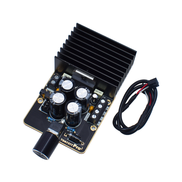 TDA7377 30W+30W DC9-18V stereo AB level digital power hifi amplifier 4-8 ohm speaker audio board