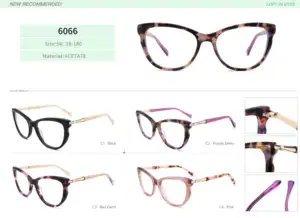 Hình chữ nhật Kính mắt Frames 2024 New mô hình Acetate nữ kính mắt cảnh tượng Frames đối với phụ nữ