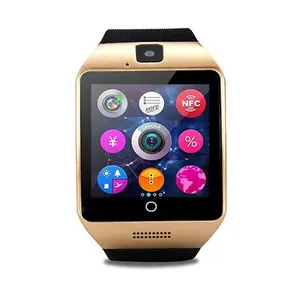 Oem 2023 BT gọi điện thoại Passometer 2 gam thẻ Sim TF Đồng hồ báo thức Q18 Smartwatch với máy ảnh Android thể thao thông minh đồng hồ