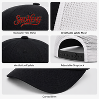 Casquettes de baseball ajustables à 5 panneaux vierges, unisexe, mode décontractée, 100 % coton, support OEM ODM, service de broderie de logo personnalisé