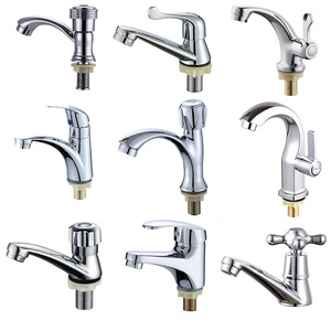 Grifo de lavabo de encimera de diseño moderno y sencillo con válvula de cerámica, cuidadosamente seleccionado para comercio exterior transfronterizo - Product Image 1