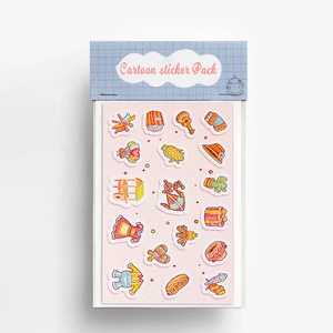 Hoja de Pegatinas Personalizadas de Fábrica con Diseño de Anime <span class=keywords><strong>Kawaii</strong></span>, Resistentes al Agua, Impresas en Vinilo Holográfico con Brillo - Product Image 1