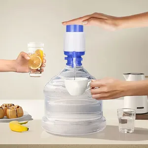 Best Quality Portable Mini Blue <strong>Dispenser</strong> <strong>Manual</strong> <strong>Water</strong> Pump Bottled Drinking <strong>Water</strong> OEM Plastic Desktop for Car &amp; Hotel Use - Product Image 4