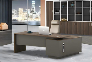 Venta directa de fábrica Mesa de oficina ejecutiva simple 1,2 m Escritorio de gerente pequeño moderno - Product Image 3