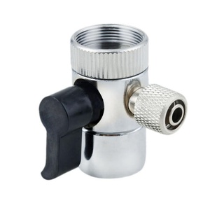 Robinet de dérivation pour filtres à eau de comptoir, adaptateur de robinet 3/8 pouces avec connecteur d'aérateur pour le transfert d'eau - Product Image 1