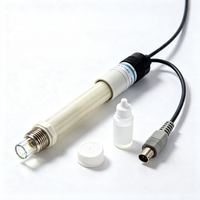 Électrode pH industrielle en ligne NUO VISTA, sonde de capteur de pH universelle pour eaux usées et eau pure, compatible avec transmetteur de pH