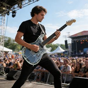 Guitare électrique de haute qualité, Guitarra Electrica professionnelle, durable pour les amateurs de musique <span class=keywords><strong>rock</strong></span> et les spectacles en direct - Product Image 3