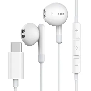 Huawei के लिए Headphones प्रकार सी इयरफ़ोन HiFi स्टीरियो वायर्ड Earbuds सैमसंग गैलेक्सी S21 अल्ट्रा S20 फ़े नोट 10 गूगल पिक्सेल 6 5