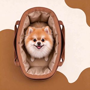 Bolso de Transporte para Perros y Mascotas Pequeñas, Conejos y Gatos, con Bolsillos Grandes, Bolso de Viaje para Perros, Contenedor de Viaje para Mascotas, Bolso Bandolera para Cachorros - Product Image 4