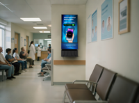 ESTACIÓN DE CARGA GRATUITA para Teléfonos Móviles de Alta Calidad con Pantalla Publicitaria Grande EKO de 32 Pulgadas, Estación de Carga y Reproducción de Publicidad para Tabletas