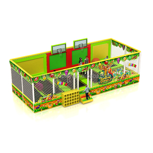Grand <span class=keywords><strong>trampoline</strong></span> rebondissant avec filet, équipement de jeu intérieur pour enfants, <span class=keywords><strong>accessoires</strong></span> de parc de trampolines - Product Image 4