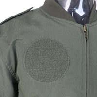 Veste de vol en aramide IIIA ignifuge et antistatique Costume de pilote vert olive