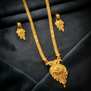 Wholesale 14K 18K 24K Micro Gold Fashion Long Jewelry Set, Traditional Long Necklaces Set, Brass Micro Forming Long Jewelry Set. - Product Image 5