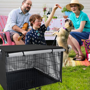 Housse de caisse pour chien durable/Cage pour chien à double porte/Grand chenil pour animaux de compagnie Housses universelles pour chien - Product Image 6