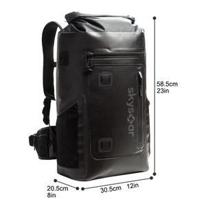 Sac à dos étanche à enroulement personnalisé avec logo d'usine, idéal pour la randonnée, le camping, la pêche, le <span class=keywords><strong>kayak</strong></span>, le sac à dos océanique humide/sec - Product Image 4