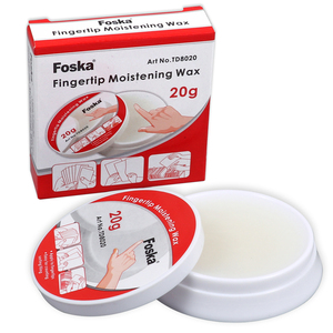 Foska 20g Fingertip umidificatore cera a base d'acqua per il conteggio dei dollari di carta moneta nel mercato dei negozi di ufficio - Product Image 5