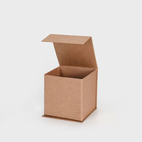 Petite boîte cadeau d'emballage de bougies de luxe quantité minimale de commande