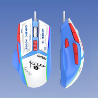 Souris de jeu filaire USB RGB personnalisable, 11 touches programmables, 12800 DPI, rétroéclairage arc-en-ciel, pour droitiers, pour joueurs PC