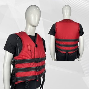 سترة نجاة للرياضات المائية والسباحة، سترة نجاة مخصصة مفتوحة الجوانب للبالغين مع صافرة إنقاذ - Product Image 5