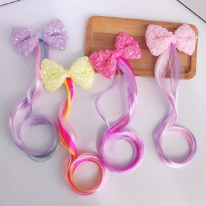 Xoăn Bowknot tóc <span class=keywords><strong>Clip</strong></span>-màu phần mở rộng tóc xoăn <span class=keywords><strong>Clip</strong></span> Tóc Giả Bow tóc pins cho trẻ em ponytails cô gái dày tóc giả <span class=keywords><strong>Clip</strong></span> - Product Image 1