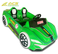 Voiture de sport deux places ACS bleue, véhicule d'amusement lumineux pour arcade intérieure, divertissement commercial, centre commercial, école