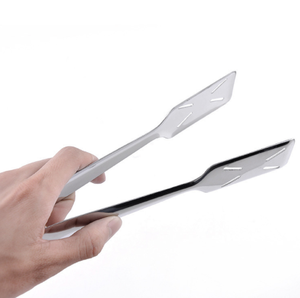 ที่คีบอาหารสแตนเลสหัวเหลี่ยม DF1027 ขนาด 7 นิ้ว ถึง 8 นิ้ว (20 ซม.) ที่คีบขนมปัง ที่คีบสลัด แบบกำหนดเองได้ - Product Image 3