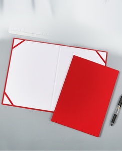 Biểu tượng tùy chỉnh A5 giấy chứng nhận nhung thư mục A4 Kích thước trống PU da bằng tốt nghiệp bìa với Vàng/Bạc in ấn trường nộp hồ sơ sản phẩm - Product Image 6