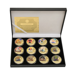12 Diseños de Monedas de Anime DBZ de Alta Calidad de 4 cm con Goku, Vegeta, Son Goku Saiyan, en Caja Protectora Transparente para Colección - Product Image 4