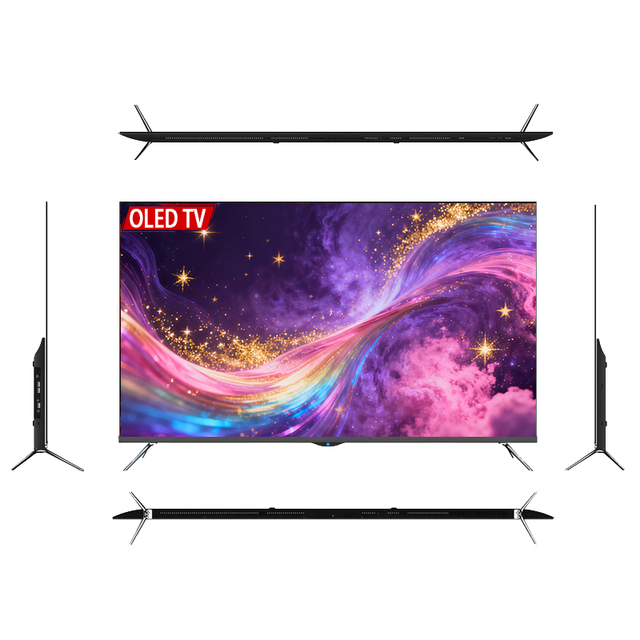 Frameless Flat Custom Sizes OEM 43 50 55 65 70 85 Inches 4K Ultra HD LED OLED QLED Android WiFi Smart TV