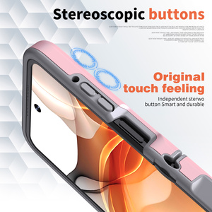 Funda Protectora de Doble Capa de TPU y PC con Acabado Mate para <span class=keywords><strong>Motorola</strong></span> Razr 70 Razr 2026, con Protección de Bisagra - Product Image 5