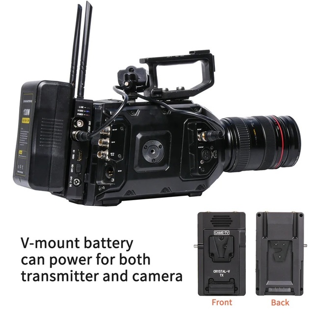 CAME-TV 1640ft Long Distance Video Transmission System Wireless Transmitter and Receiver