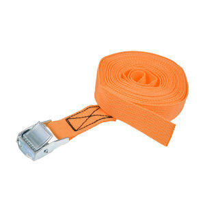 Correas de amarre con hebilla de leva de 1 pulgada x 12 pies con ganchos en S, resistencia a la rotura de 600 lb, hebilla de leva de acero aleado, para motocicleta y carga ligera - Product Image 4