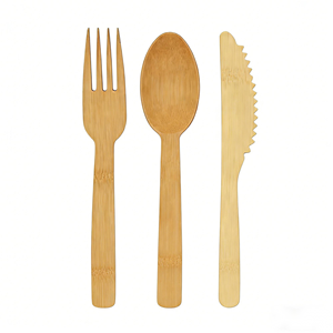 Juego <span class=keywords><strong>de</strong></span> Cubiertos <span class=keywords><strong>de</strong></span> Bambú Biodegradable <span class=keywords><strong>de</strong></span> 17 cm, el Más Vendido, Disponible en Almacén, para el Hogar, Viajes, Compras en Línea - Product Image 5