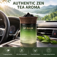 Diffuseur de parfum pour voiture, désodorisant solide parfum thé, diffuseur d'aromathérapie pour voiture parfum thé