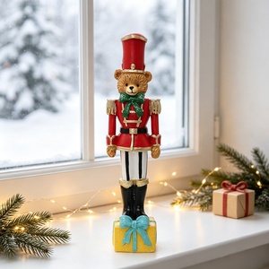 Nouvelles décorations de Noël créatives, <span class=keywords><strong>petit</strong></span> <span class=keywords><strong>soldat</strong></span> casse-noisette en résine, style campagnard américain, pour la maison et le bureau - Product Image 3