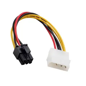 Cantell 4 Pin To 6 Pin Graphics Card Power Cable For Computer