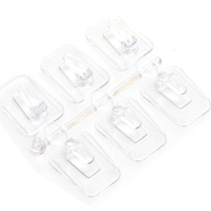 Thần đồng trong suốt dính mini móc ABS nhựa có thể tháo rời đồ lặt vặt móc áo cho đèn Led linh hoạt sử dụng - Product Image 6
